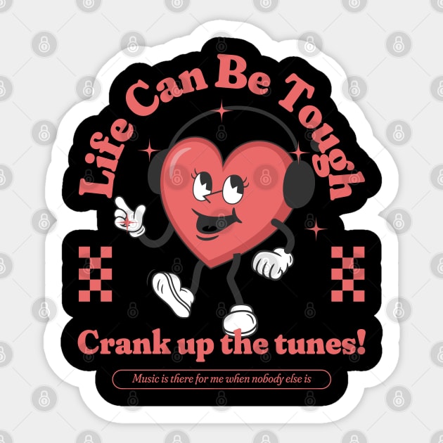Life Can Be Tough Sticker by TEENIE DESIGN